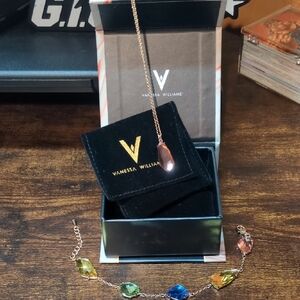 Vanessa Williams Gold and Multicolor Jewelry Set